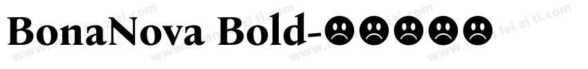 BonaNova Bold字体转换